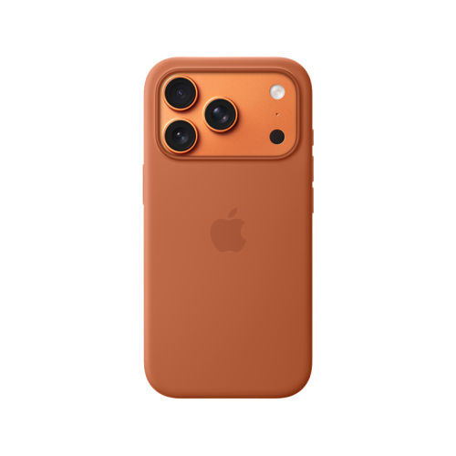 Apple Silicone MagSafe Case for iPhone 17 Pro - Terra Cotta