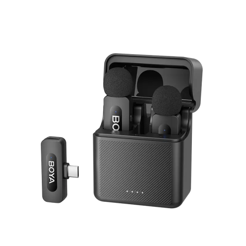 Boya BY-V30 2.4Ghz Wireless Micorphone for USB-C Device (2TX+1RX) - Black