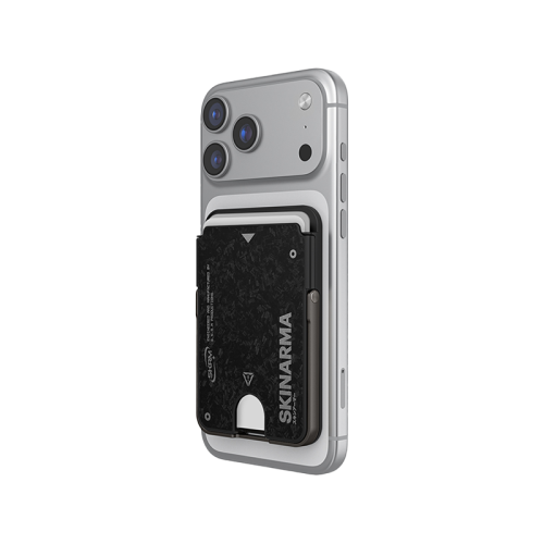 SkinArma Vektor Magnetic Card Holder With Smart Kick Stand - Onyx