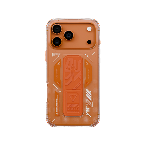 SkinArma Helio MagSafe Case With Grip Stand for iPhone 17 Pro - Orange