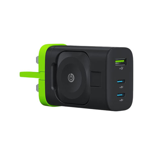 Goui Wall Charger 45W With Apple Watch Charger - Black