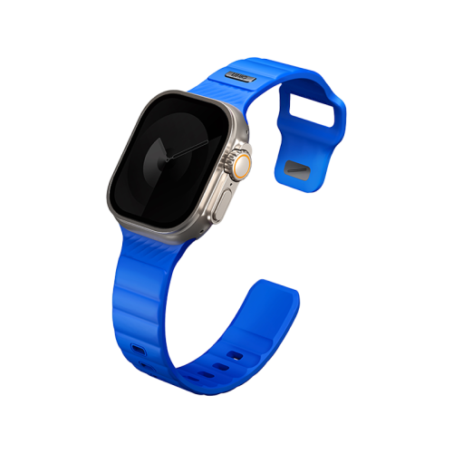 Uniq Stride FKM Strap for Apple Watch 49/45/44mm - Cobalt Blue