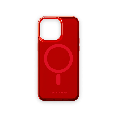 iDeal Of Sweden Clear MagSafe Case for iPhone 15 Pro - Radiant Red