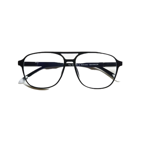 Barner Brad Glossy Screen Glasses - Black Noir
