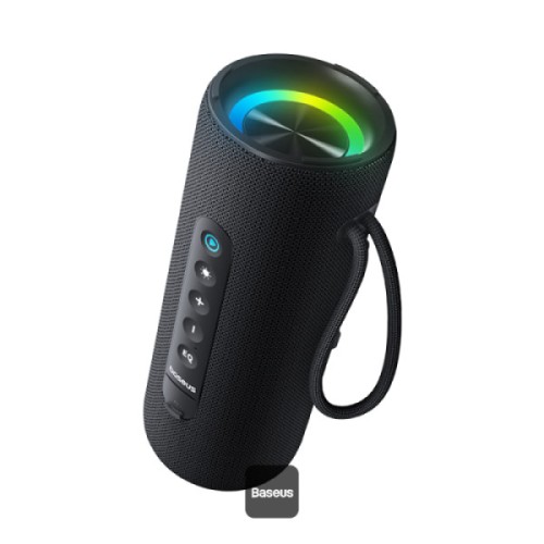 Baseus AeQur V020 Portable Wireless Speaker with RGB Ambient Light - Cluster Black