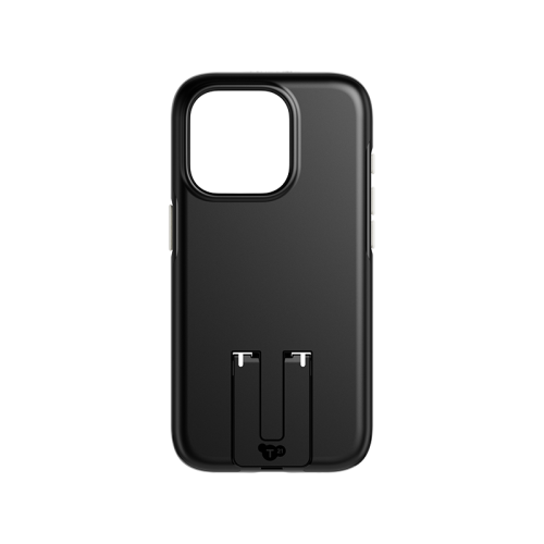 Tech21 Evo Crystal MagSafe Case With Kick Stand for iPhone 15 Pro - Obsidian Black