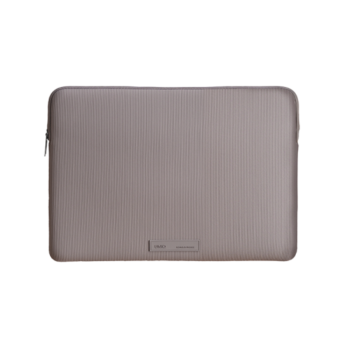 Uniq Cyprus Ridge Edition Water-Resistant Neoprene Laptop Sleeve (Upto 14") - Pewter Grey