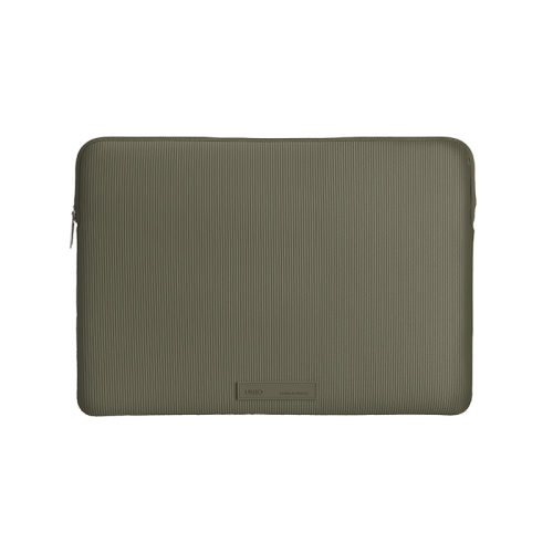Uniq Cyprus Ridge Edition Water-Resistant Neoprene Laptop Sleeve (Upto 14") - Dark Sage Green